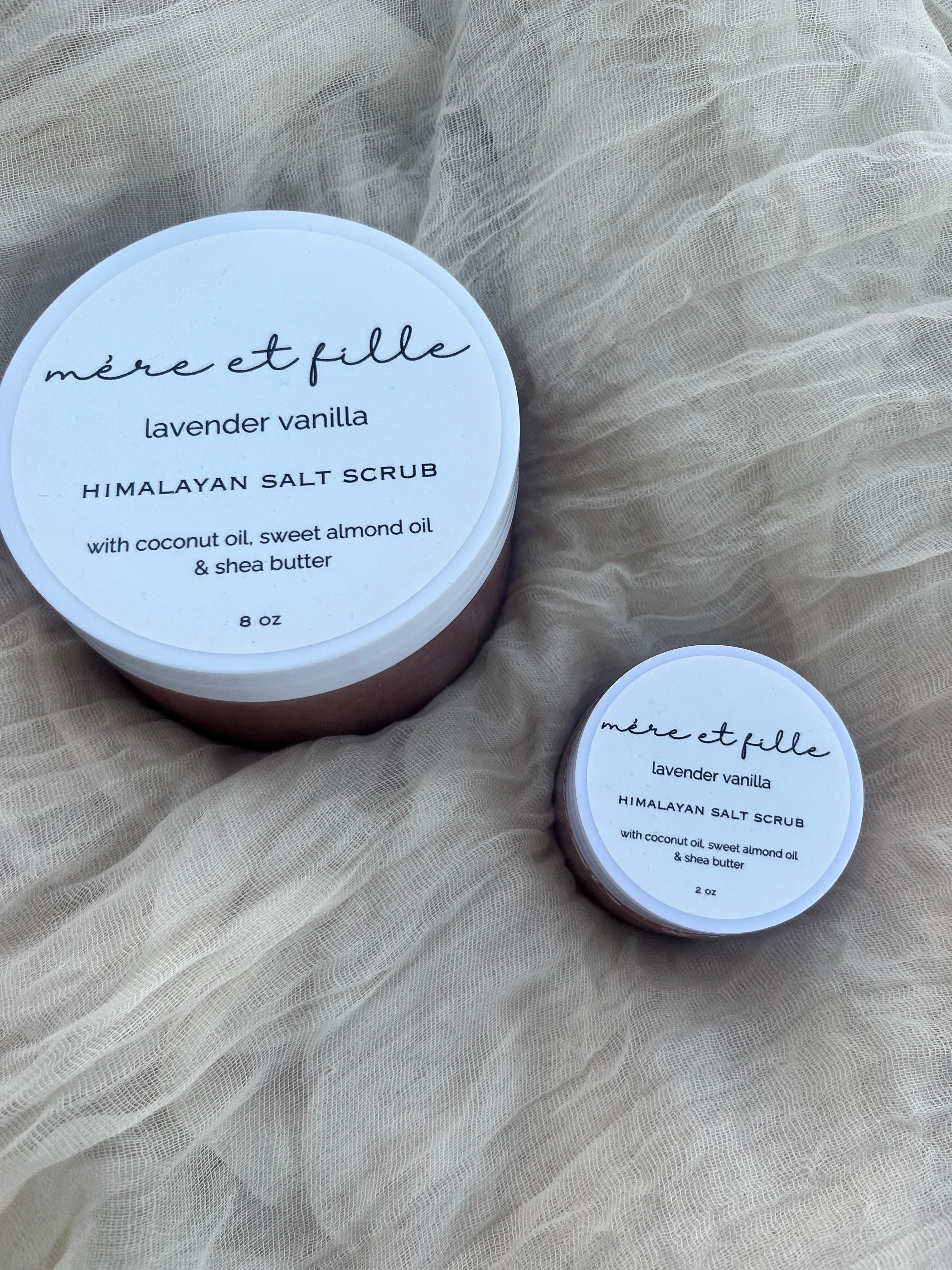 Lavender Vanilla Himalayan Salt Body Scrub